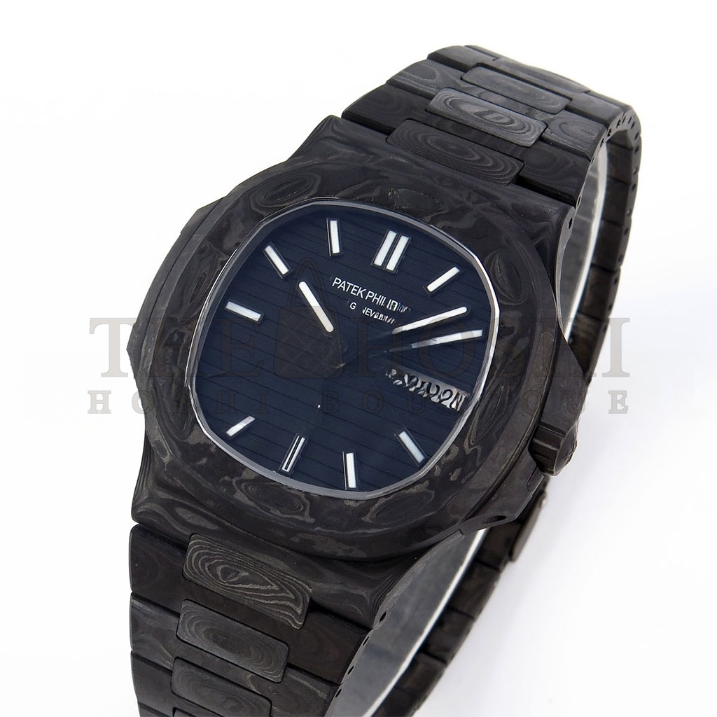 Pat*k Phi1i*pe DIW CARBON NAUTILUS“BLACK GRAIL” 40MM WATCH 5711/1A Master Quality